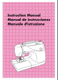 BROTHER XL-6052 SEWING MACHINE MAQUINA DE COSER MACCHINA DA CUCIRE INSTRUCTION MANUAL MANUAL DE INSTRUCCIONES MANUALE D'ISTRUZIONE 103 PAGES ENG ESP ITAL