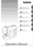 BROTHER XL2600L SEWING MACHINE OPERATION MANUAL 52 PAGES ENGLISH