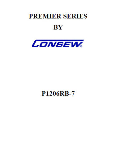 CONSEW P1206RB-7 PREMIER SERIES SEWING MACHINE INSTRUCTION MANUAL 45 PAGES ENG
