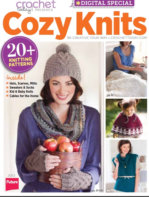 COZY KNITS 2013 BY CROCHET TODAY KNITTING PATTERNS KNITTING BOOK 59 PAGES ENG
