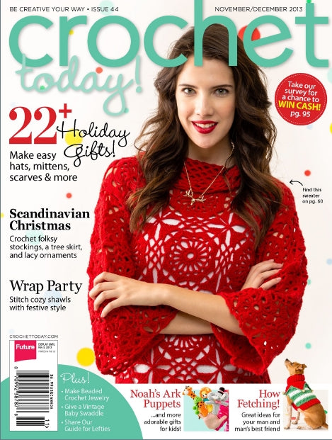 CROCHET TODAY 44 NOV DEC 2013 CROCHET PATTERNS CROCHET MAGAZINE 100 PAGES ENGLISH