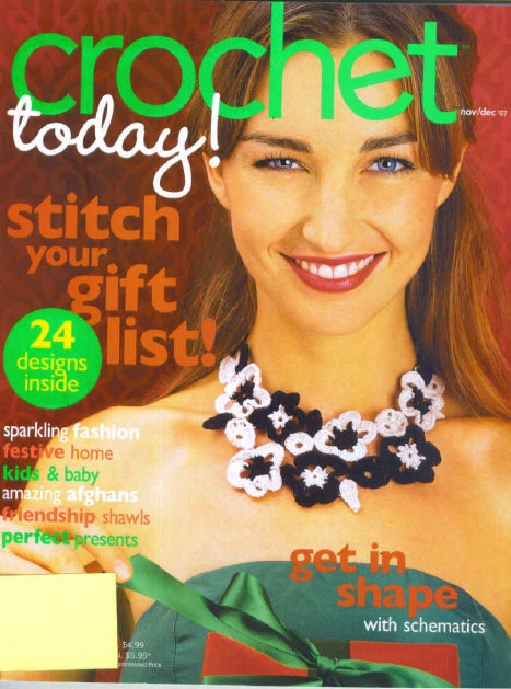 CROCHET TODAY NOV DEC 2007 CROCHET PATTERNS CROCHET MAGAZINE 102 PAGES ENGLISH