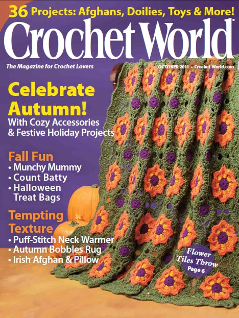 CROCHET WORLD OCT 2011 CROCHET PATTERNS CROCHET MAGZINE 68 PAGES ENG