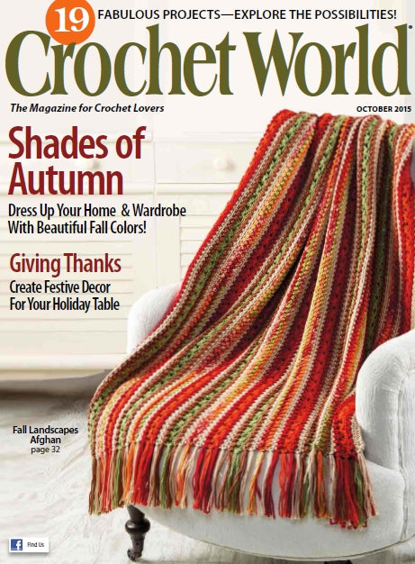 CROCHET WORLD OCT 2015 CROCHET PATTERNS CROCHET MAGZINE 68 PAGES ENG