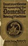 DOMESTIC SEWING MACHINE INSTRUCTION MANUAL 43 PAGES ENG