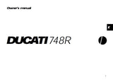 DUCATI 748R MOTORCYCLE OWNERS MANUAL 68 PAGES ENG