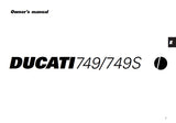 DUCATI 749 749S MOTORCYCLE OWNERS MANUAL 100 PAGES ENG
