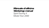 DUCATI 916ST4 SPORT TOURING 4 MOTOCICLO/MOTORCYCLE MANUALE D'OFFICINA/WORKSHOP MANUAL 257 PAGINE/PAGES/  ITAL ENG