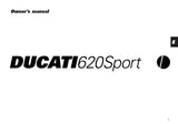 DUCATI MONSTER 620 SPORT MOTORCYCLE OWNERS MANUAL 84 PAGES ENG