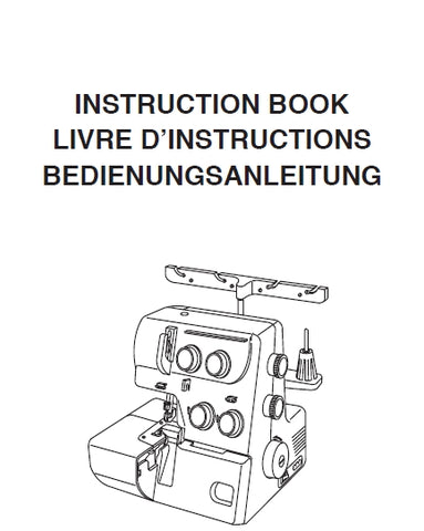 ELNA 264 SEWING MACHINE MACHINE A COUDRE NAHMASCHINE INSTRUCTION BOOK LIVRE D'INSTRUCTIONS BEDIENUNGSANLEITUNG 84 PAGES ENG FRANC DEUT