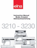 ELNA 3210 3230 SEWING MACHINE MACHINE A COUDRE NAHMASCHINE INSTRUCTION MANUAL MODE D'EMPLOI GEBRAUCHSANLEITUNG 112 PAGES ENG FRANC DEUT