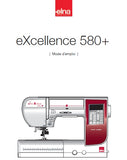 ELNA EXCELLENCE 580+ MACHINE A COUDRE MODE D'EMPLOI 88 PAGES FRANCAIS
