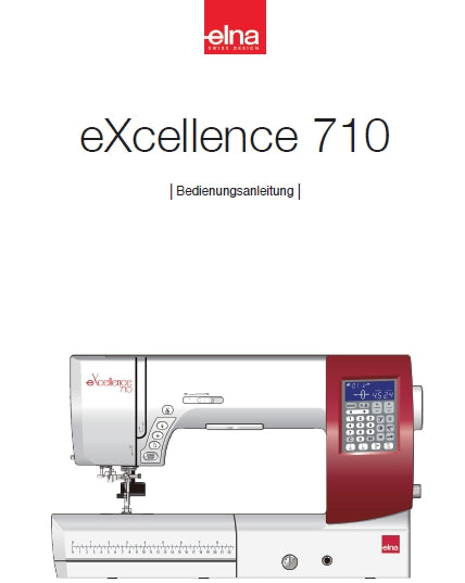 ELNA EXCELLENCE 710 NAHMASCHINE BEDIENUNGSANLEITUNG 92 SEITE DEUTSCH