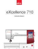 ELNA EXCELLENCE 710 SEWING MACHINE INSTRUCTION MANUAL 92 PAGES ENG