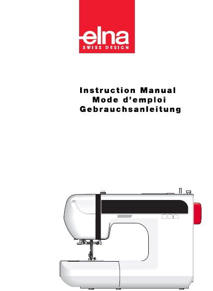 ELNA EXPERIENCE 540S SEWING MACHINE MACHINE A COUDRE NAHMASCHINE INSTRUCTION MANUAL MODE D'EMPLOI GEBRAUCHSANLEITUNG 100 PAGES ENG FRANC DEUT