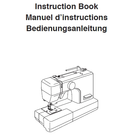 ELNA EXPLORE 150 SEWING MACHINE MACHINE A COUDRE NAHMASCHINE INSTRUCTION BOOK MANUEL D'INSTRUCTIONS BEDIENUNGSANLEITUNG 68 PAGES ENG FRANC DEUT