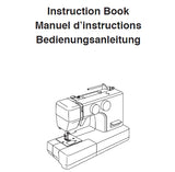 ELNA EXPLORE 160 SEWING MACHINE MACHINE A COUDRE NAHMASCHINE INSTRUCTION BOOK MANUEL D'INSTRUCTIONS BEDIENUNGSANLEITUNG 76 PAGES ENG FRANC DEUT