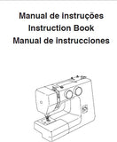 ELNA SEW GREEN  MAQUINA DA COSTURA SEWING MACHINE MAQUINA DE COSER MANUAL DE INSTRUCOES INSTRUCTION BOOK MANUAL DE INSTRUCCIONES 60 PAGES PORT ENG ESP