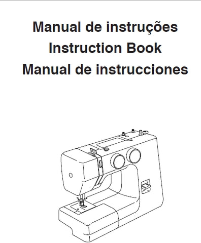 ELNA SEW FUN  MAQUINA DA COSTURA SEWING MACHINE MAQUINA DE COSER MANUAL DE INSTRUCOES INSTRUCTION BOOK MANUAL DE INSTRUCCIONES 60 PAGES PORT ENG ESP