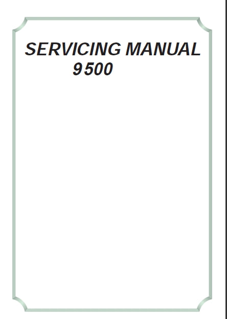 ELNA 9500 SEWING MACHINE SERVICE MANUAL 49 PAGES ENGLISH
