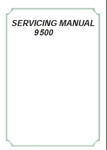 ELNA 9500 SEWING MACHINE SERVICE MANUAL 49 PAGES ENGLISH