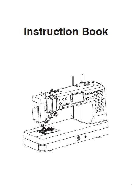 ELNA ELNITA EF72 SEWING MACHINE INSTRUCTION BOOK 108 PAGES ENG