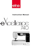 ELNA EXCELLENCE 740 SEWING MACHINE INSTRUCTION MANUAL 107 PAGES ENG