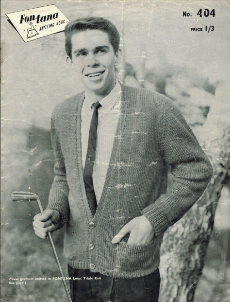 FONTANA 404 KNITTING PATTERNS KNITTING BOOK 10 PAGES ENG