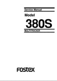 FOSTEX 380S MULTITRACKER SERVICE MANUAL 41 PAGES ENGLISH