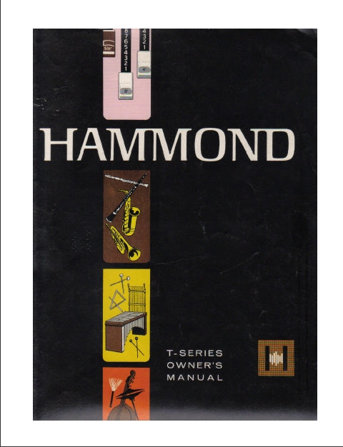 HAMMOND T-SERIES ORGAN OWNER'S MANUAL 48 PAGES ENG