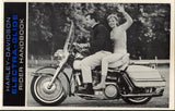 HARLEY-DAVIDSON ELECTRA-GLIDE 1966 MOTORCYCLE RIDERS HANDBOOK 61 PAGES ENGLISH
