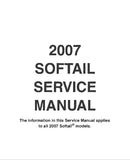 HARLEY-DAVIDSON SOFTAIL 2007 MOTORCYCLE SERVICE MANUAL 652 PAGES ENGLISH