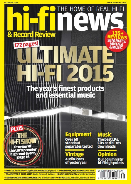 HIFI NEWS YEARBOOK 2015 HIFI MAGAZINE 172 PAGES ENGLISH