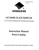 HIGHLEAD GC24698-1L GC24698-1R SEWING MACHINE INSTRUCTION MANUAL 40 PAGES ENG
