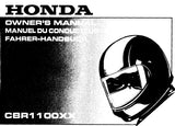 HONDA CBR1100XX MOTORCYCLE MOTO MOTORRAD OWNERS MANUAL MANUEL DU CONDUCTEUR FAHRER-HANDBUCH 138 PAGES ENG FRANC DEUT