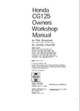 HONDA CG125 MOTORCYCLE OWNERS WORKSHOP MANUAL 128 PAGES ENG