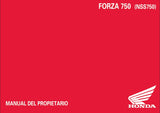 HONDA FORZA 750  MOTO 2020 MANUAL DEL PROPIETARIO 208 PAGINAS ESPANOL
