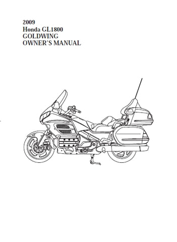 HONDA GL1800 GOLDWING MOTORCYCLE OWNERS MANUAL 296 PAGES ENG