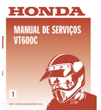 HONDA VT600C MOTOCICLETA MANUAL DE SERVICOS 262 PAGINAS PORTUGUESE