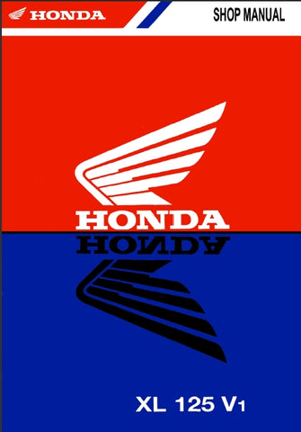 HONDA XL125 V1 VARADERO MOTORCYCLE SHOP MANUAL 43 PAGES ENG