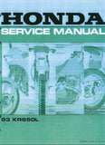 HONDA XR650L MOTORCYCLE SERVICE MANUAL 210 PAGES ENG