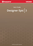 HUSQVARNA VIKING DESIGNER EPIC 3 SEWING MACHINE USERS GUIDE 170 PAGES ENG