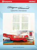 HUSQVARNA VIKING DESIGNER DIAMOND MACCHINA DA CUCIRE LIBRETTO ISTRUZIONI 134 PAGES ITAL