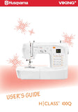 HUSQVARNA VIKING H/CLASS 100Q SEWING MACHINE USERS GUIDE 44 PAGES ENG