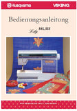 HUSQVARNA VIKING LILY 545 555 NAHMASCHINE BEDINEUNGSANLEITUNG 60 SEITE DEUT