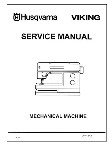 HUSQVARNA VIKING SERIES 2000 SEWING MACHINE SERVICE MANUAL 43 PAGES ENG