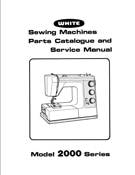 HUSQVARNA HUSKY WHITE 2220 2221 2222 2000 SERIES SEWING MACHINE SERVICE MANUAL 41 PAGES ENG