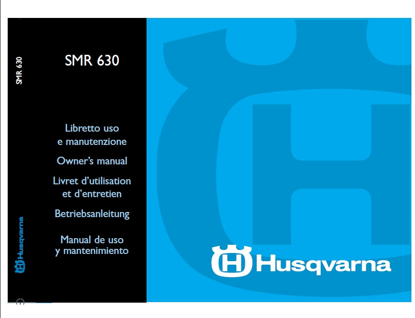 HUSQVARNA SMR630  MOTORCYCLE OWNERS MANUAL 259 PAGINA ITAL ENG FR DE ES