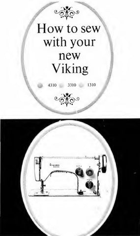 HUSQVARNA VIKING 1310 3310 4310 SEWING MACHINE INSTRUCTION MANUAL 48 PAGES ENG