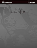 HUSQVARNA VIKING AMBER AIR S/100 SEWING MACHINE USERS GUIDE 35 PAGES ENG